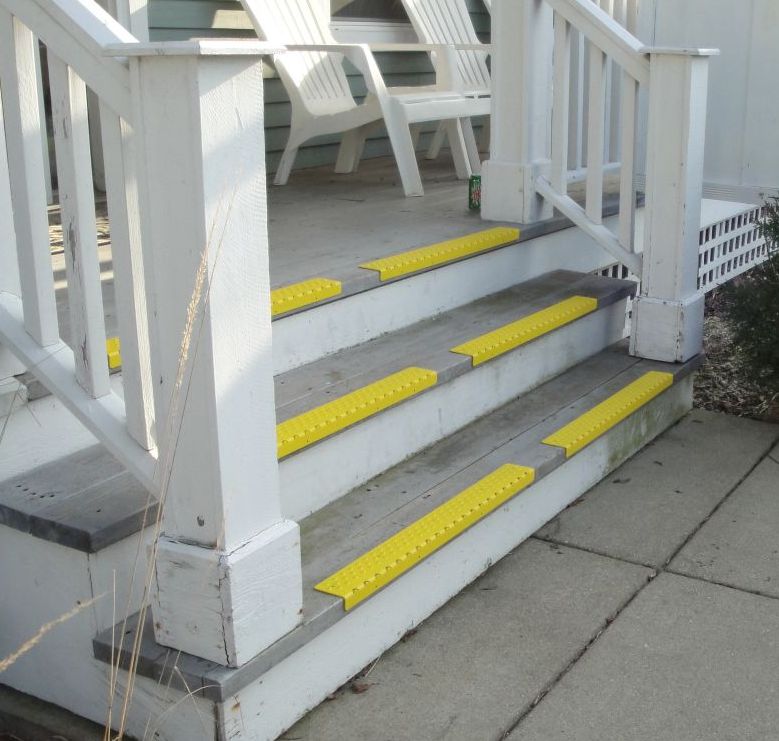 HandiTreads® Aluminum Non Slip Stair Treads, Nosings, and Pads - HandiRamp