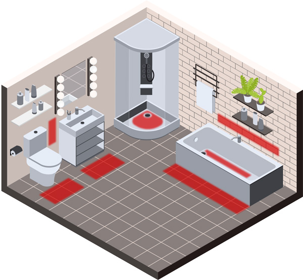 Stop the Slip with Handi-Treads in the Shower and Bath