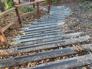deck-treads-obsidian-black-on-timber-step-residential-client-handitreads-600px Obsidian Black Deck Treads on timber steps