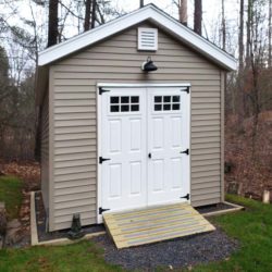 Deck Treads on shed ramp