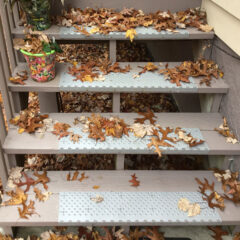 Wide Stair Nosings on painted wood steps